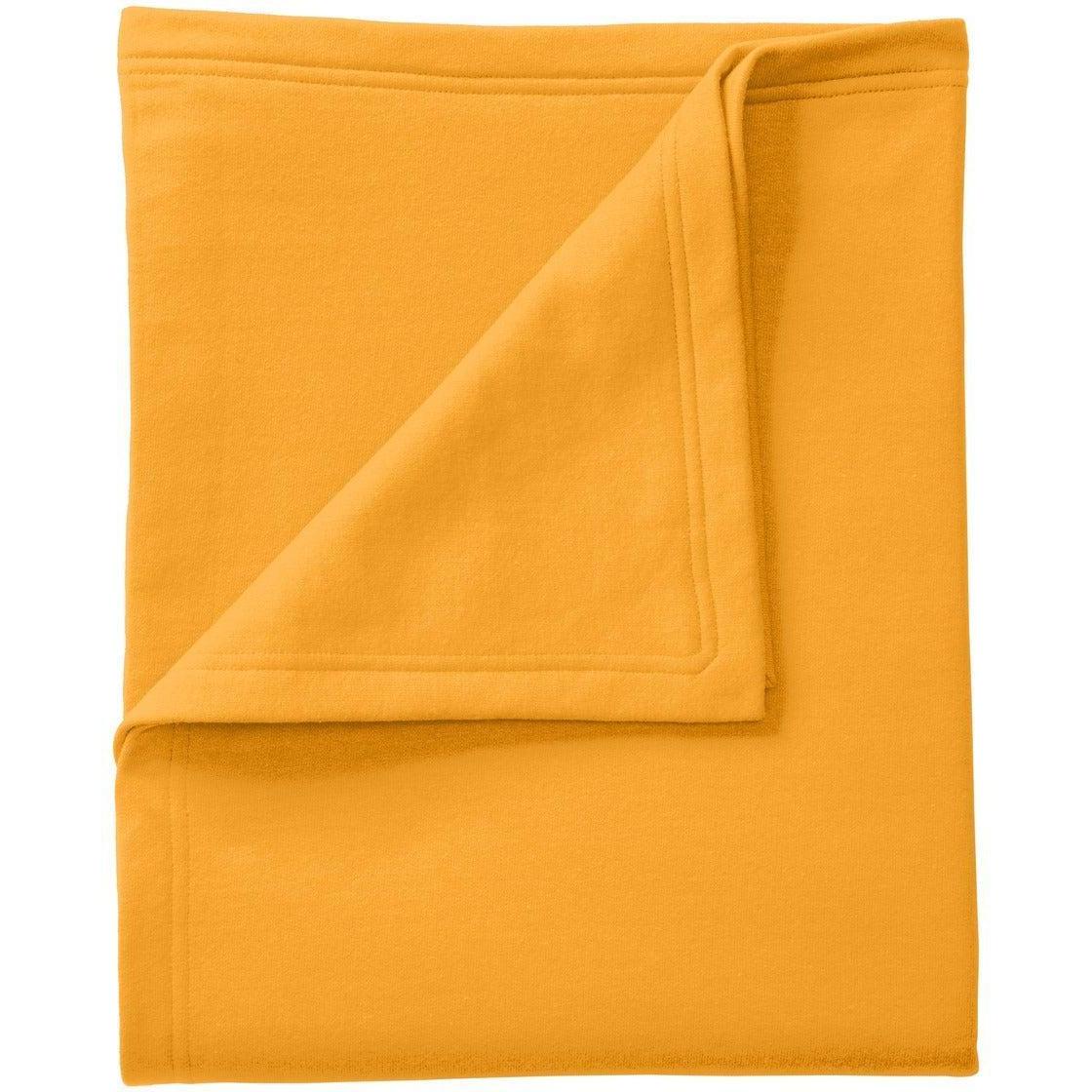 no-logo Port & Company Core Fleece Sweatshirt Blanket-Regular-Port & Company-Gold-1 Size-Thread Logic