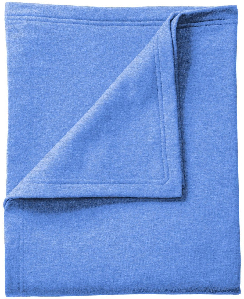 no-logo Port & Company Core Fleece Sweatshirt Blanket-Regular-Port & Company-Heather Royal-1 Size-Thread Logic