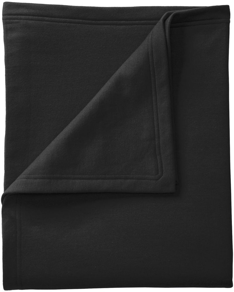 no-logo Port & Company Core Fleece Sweatshirt Blanket-Regular-Port & Company-Jet Black-1 Size-Thread Logic