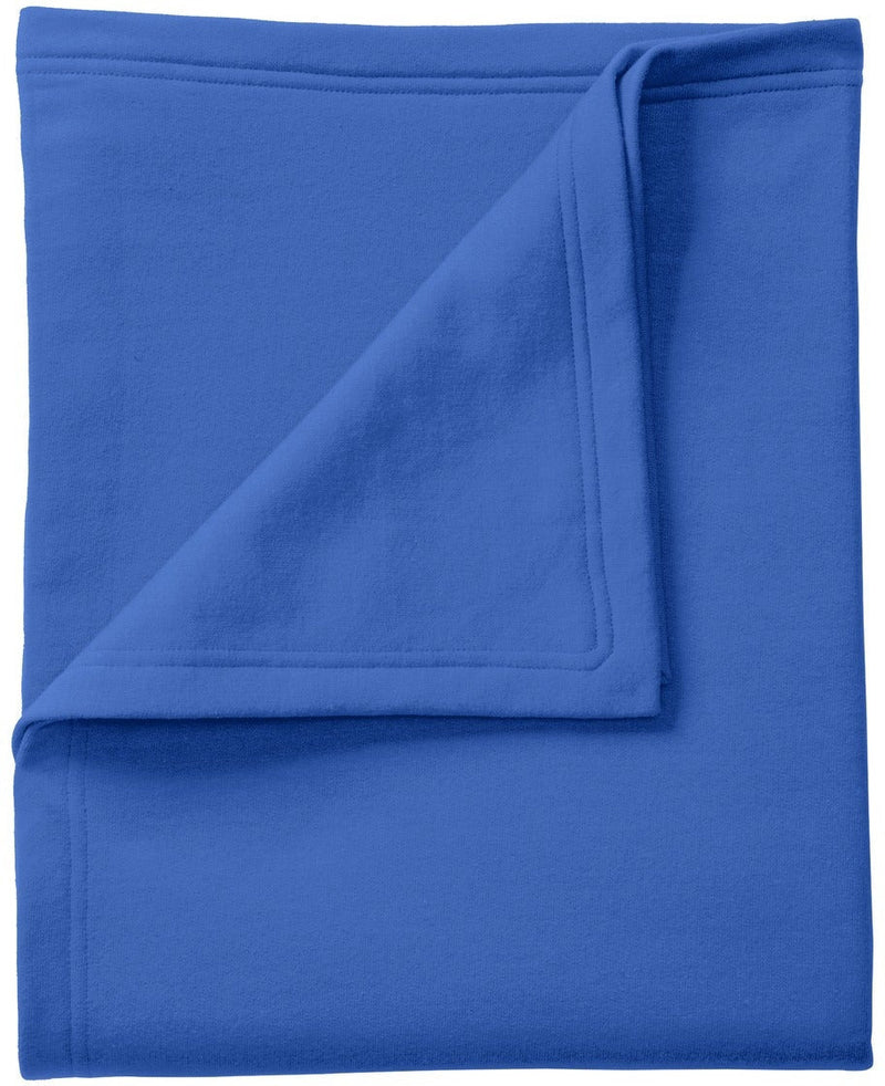 no-logo Port & Company Core Fleece Sweatshirt Blanket-Regular-Port & Company-Royal-1 Size-Thread Logic