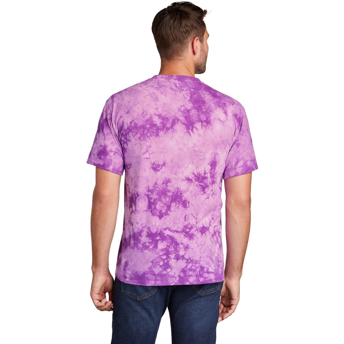 no-logo Port & Company Crystal Tie-Dye Tee-Regular-Port & Company-Thread Logic