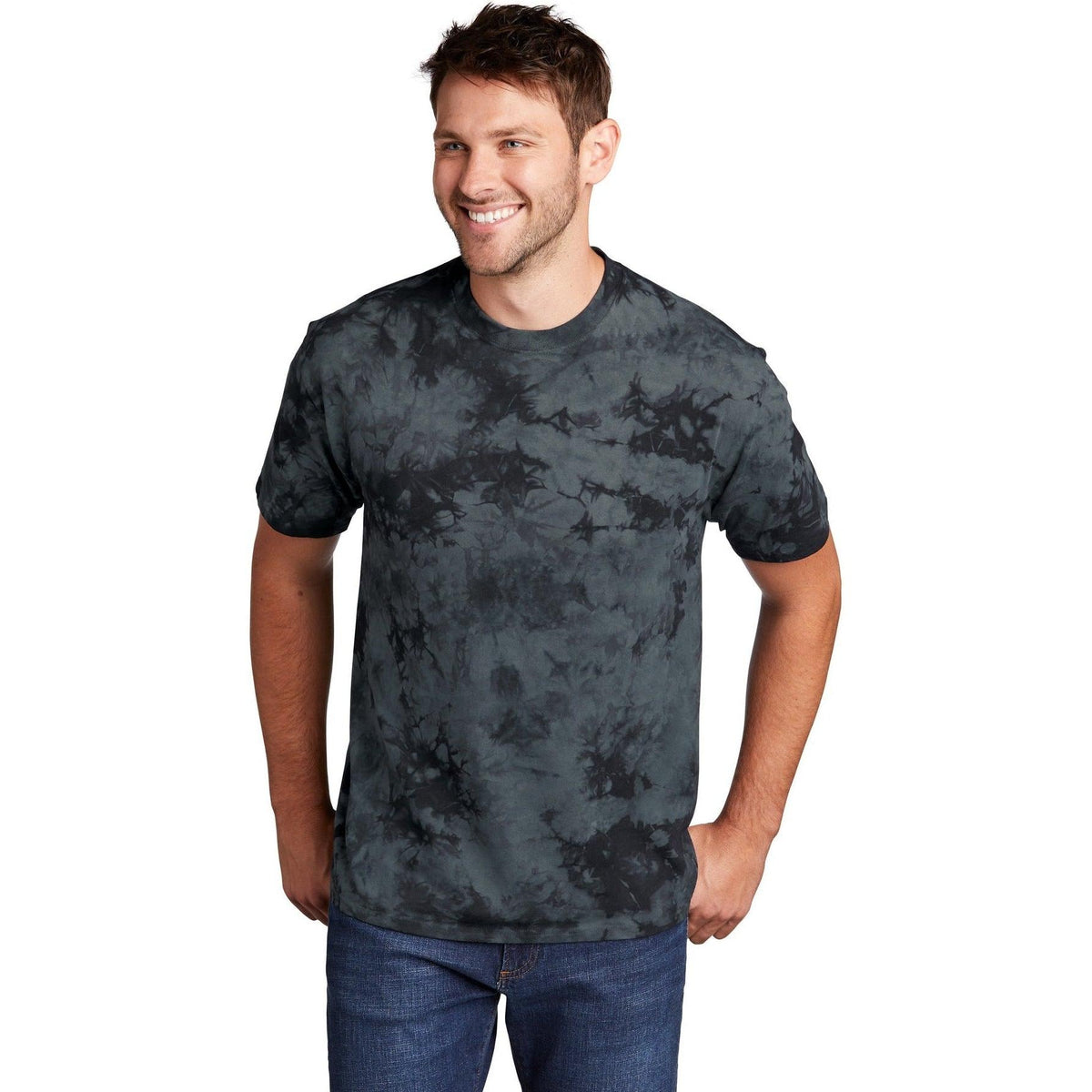 no-logo Port & Company Crystal Tie-Dye Tee-Regular-Port & Company-Thread Logic