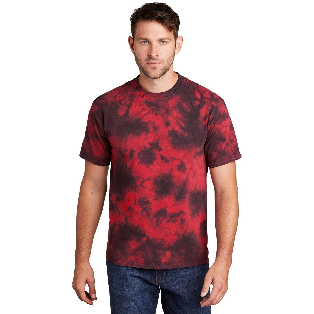 no-logo Port & Company Crystal Tie-Dye Tee-Regular-Port & Company-Thread Logic