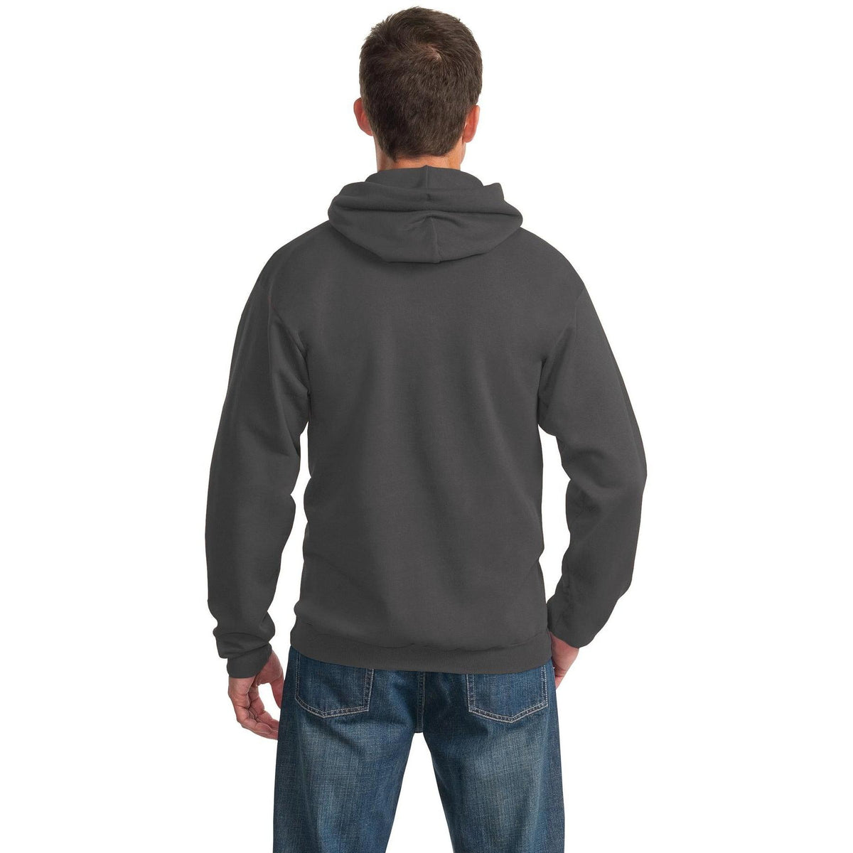 no-logo Port & Company Essential Fleece Pullover Hooded Sweatshirt-Hoodies-Port & Company-Thread Logic