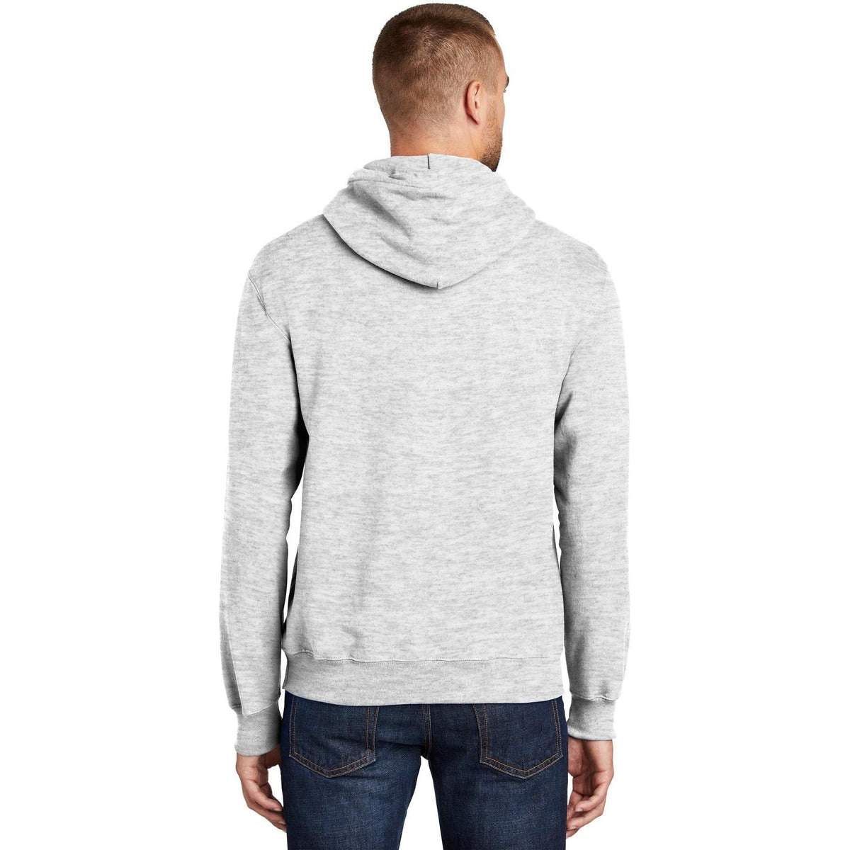 no-logo Port & Company Essential Fleece Pullover Hooded Sweatshirt-Hoodies-Port & Company-Thread Logic