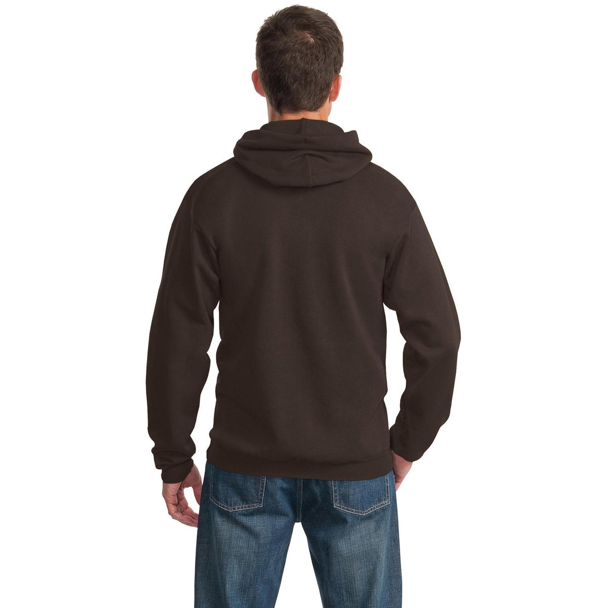 no-logo Port & Company Essential Fleece Pullover Hooded Sweatshirt-Hoodies-Port & Company-Thread Logic
