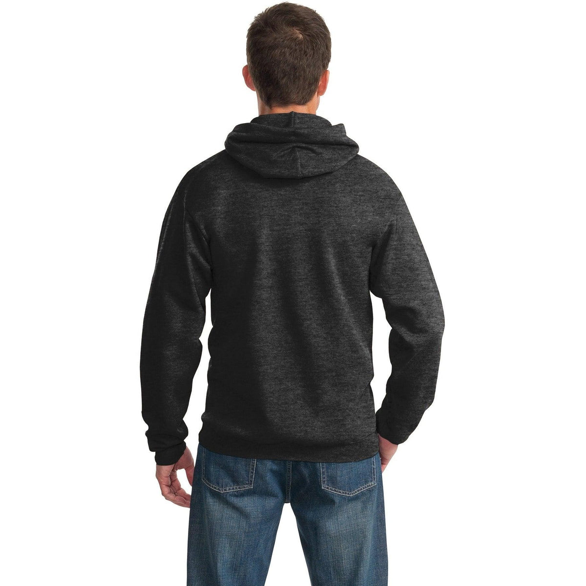 no-logo Port & Company Essential Fleece Pullover Hooded Sweatshirt-Hoodies-Port & Company-Thread Logic
