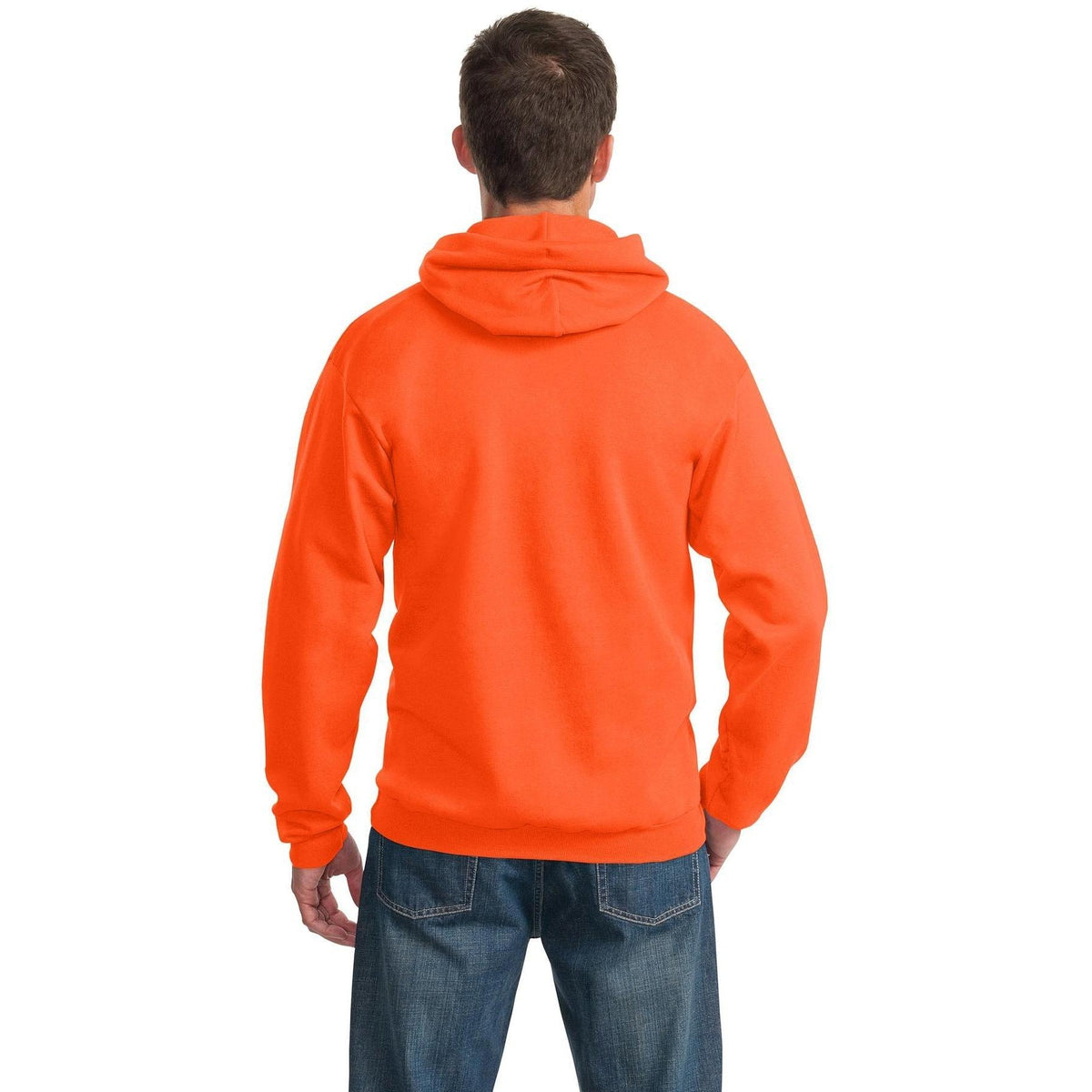 no-logo Port & Company Essential Fleece Pullover Hooded Sweatshirt-Hoodies-Port & Company-Thread Logic