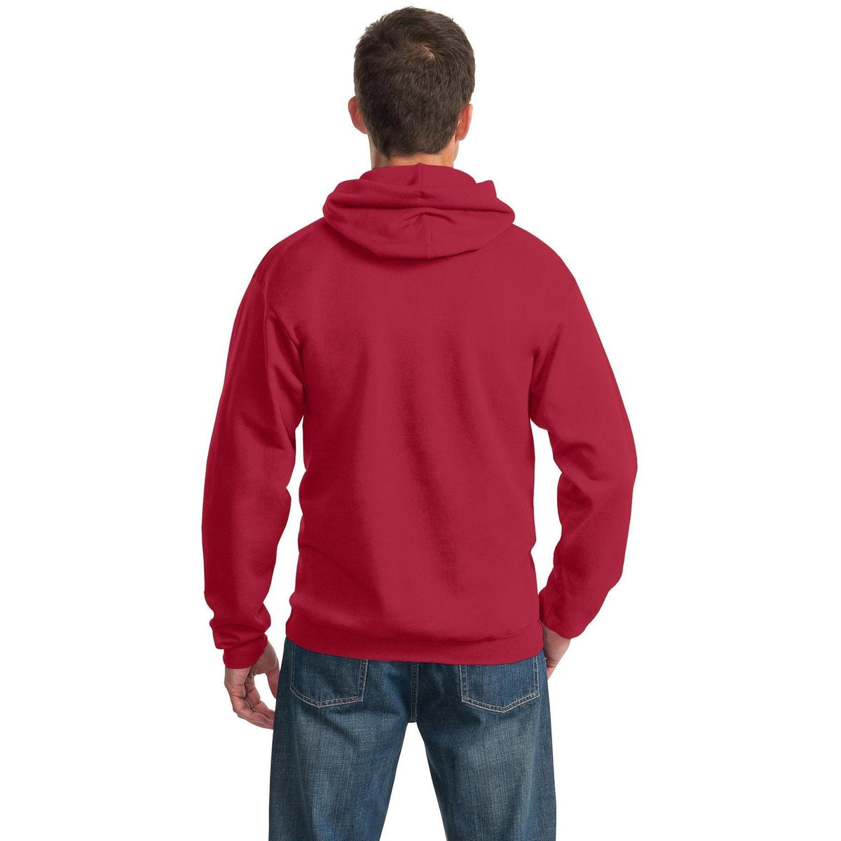 no-logo Port & Company Essential Fleece Pullover Hooded Sweatshirt-Hoodies-Port & Company-Thread Logic