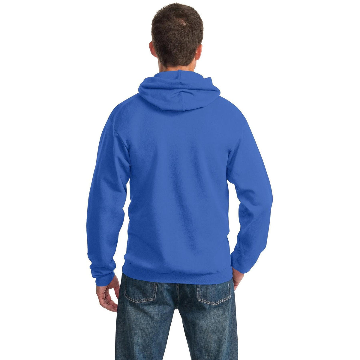 no-logo Port & Company Essential Fleece Pullover Hooded Sweatshirt-Hoodies-Port & Company-Thread Logic