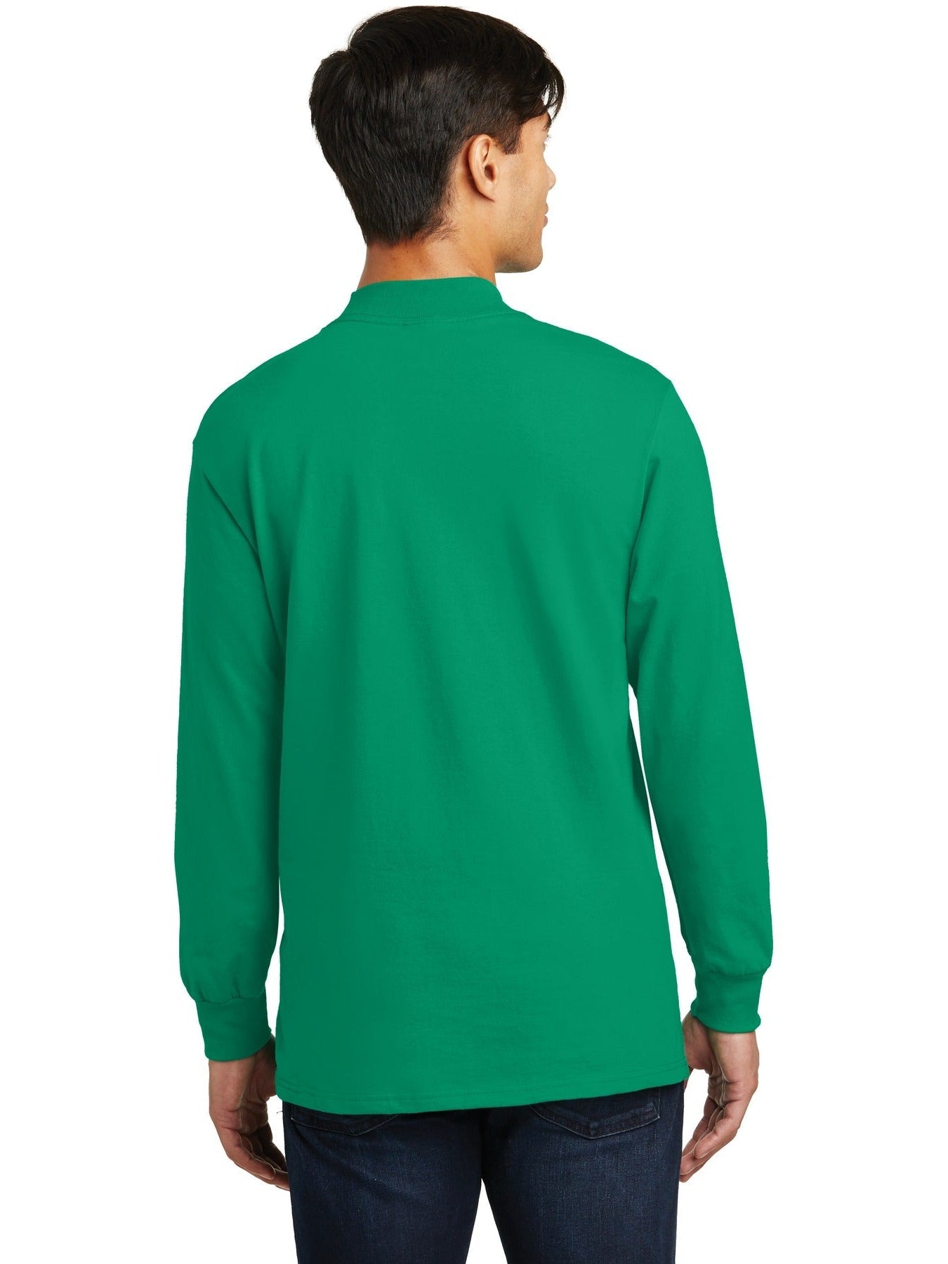 no-logo Port & Company Essential Mock Turtleneck-Regular-Port & Company-Thread Logic