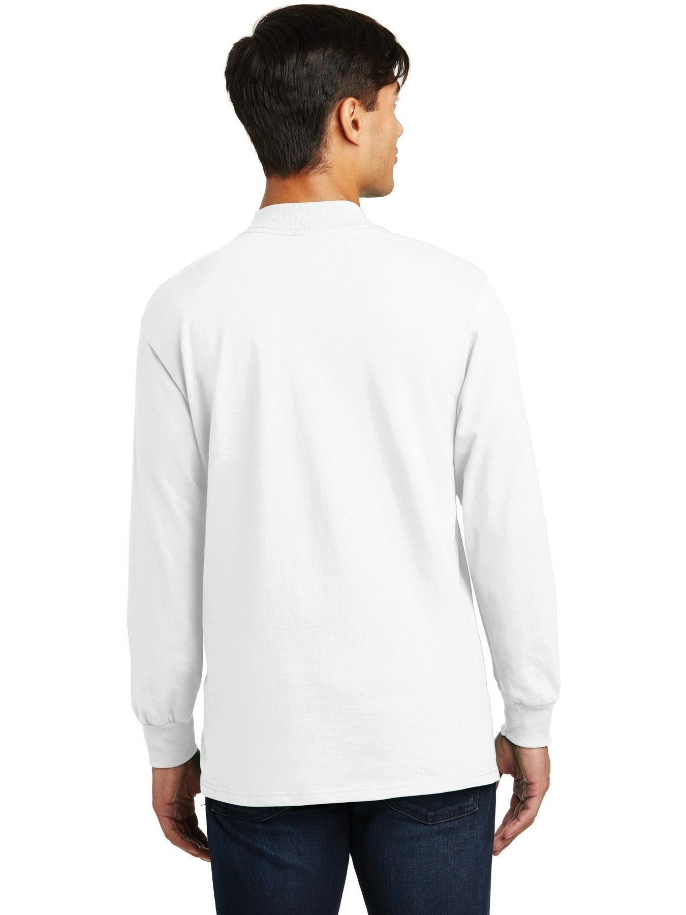 no-logo Port & Company Essential Mock Turtleneck-Regular-Port & Company-Thread Logic