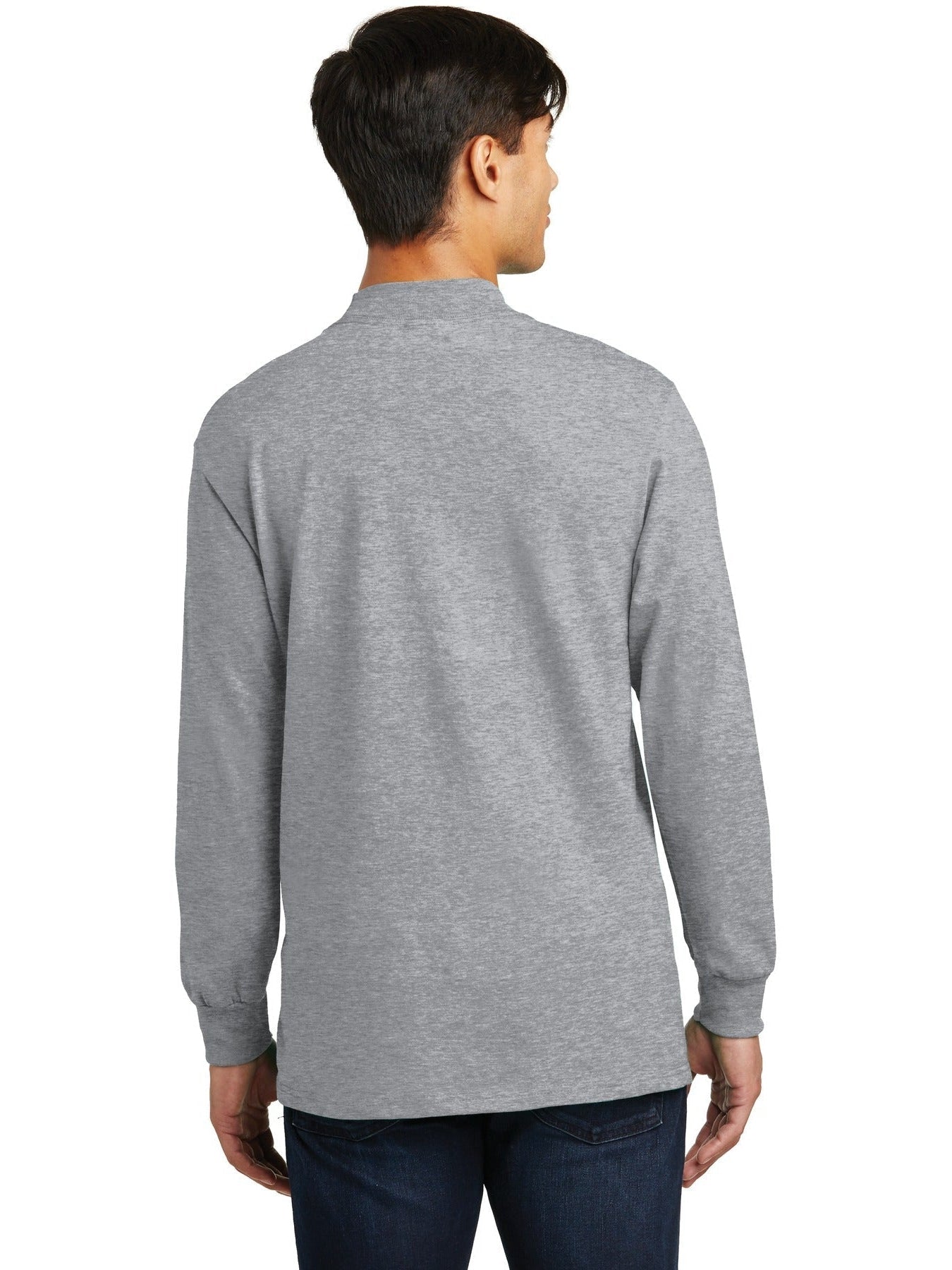 no-logo Port & Company Essential Mock Turtleneck-Regular-Port & Company-Thread Logic