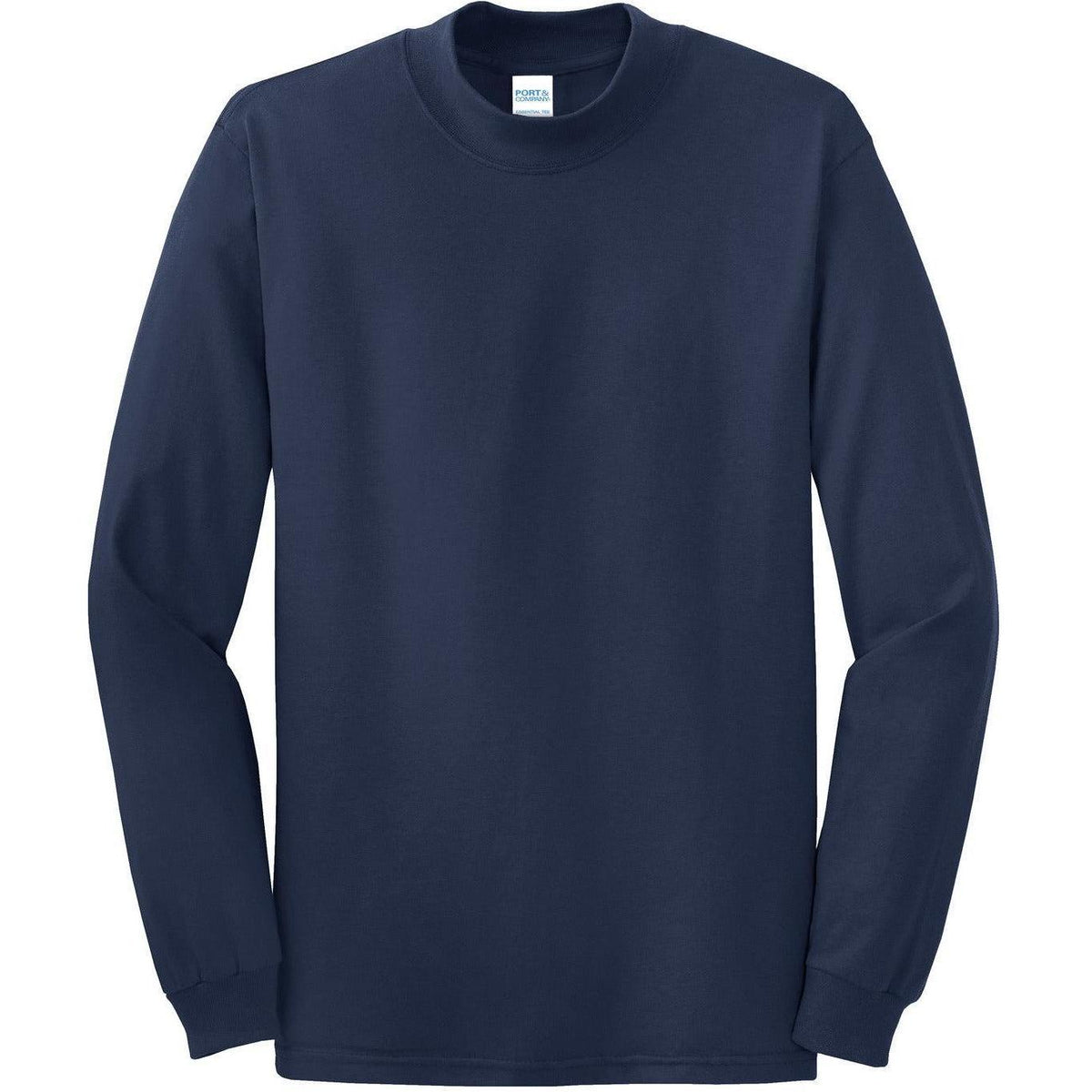 no-logo Port & Company Essential Mock Turtleneck