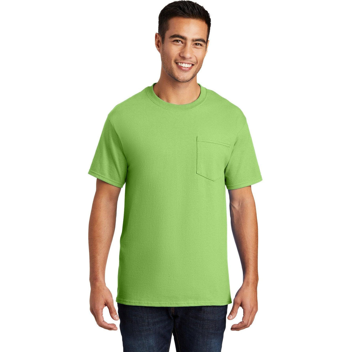 no-logo Port & Company Essential Pocket T-Shirt-Regular-Port & Company-Thread Logic