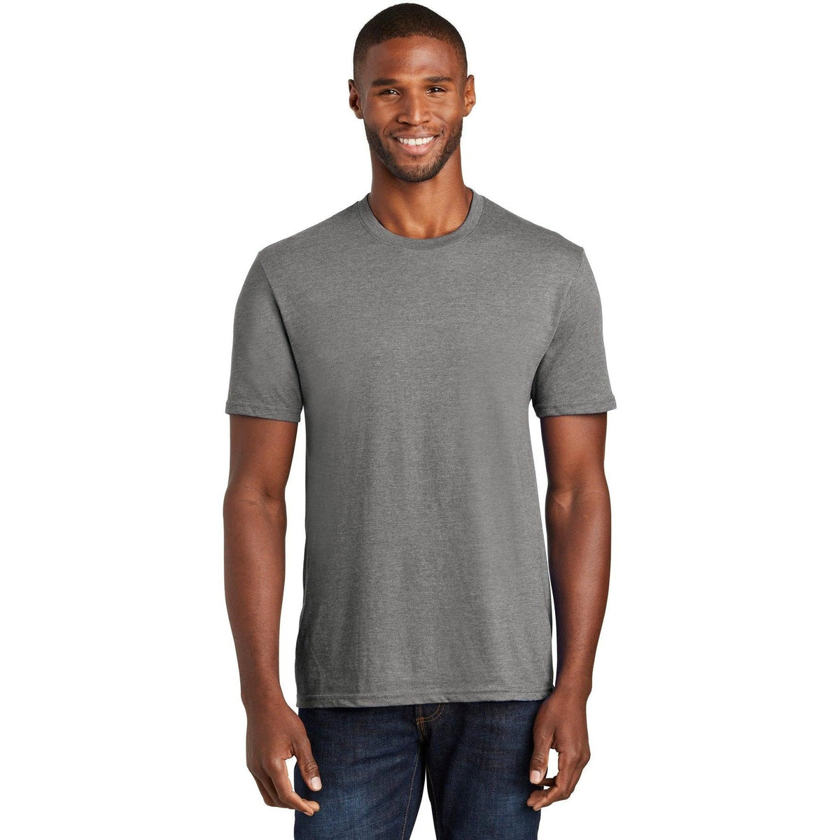 no-logo Port & Company Fan Favorite Blend Tee-Regular-Port & Company-Thread Logic