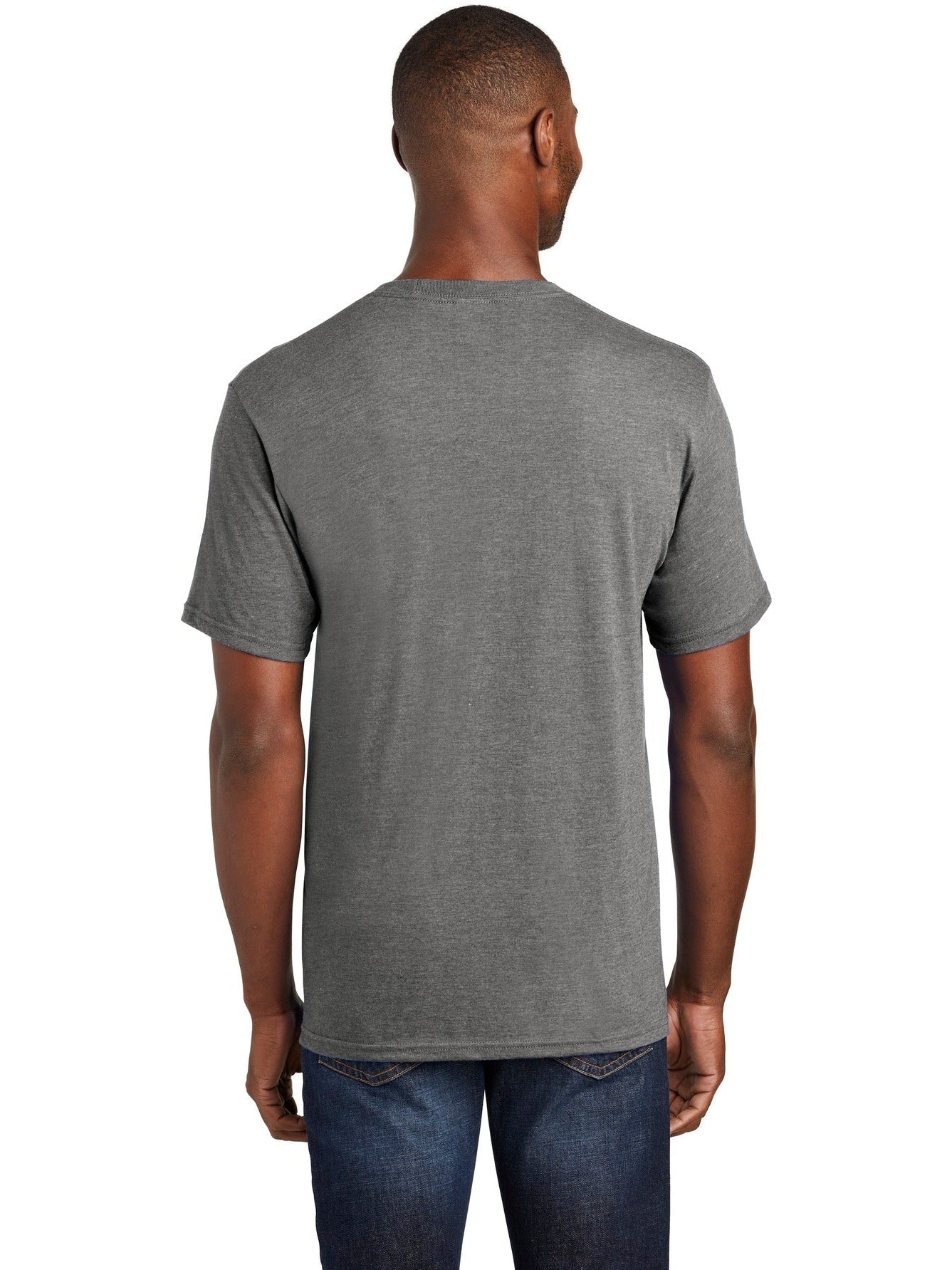 no-logo Port & Company Fan Favorite Blend Tee-Regular-Port & Company-Thread Logic