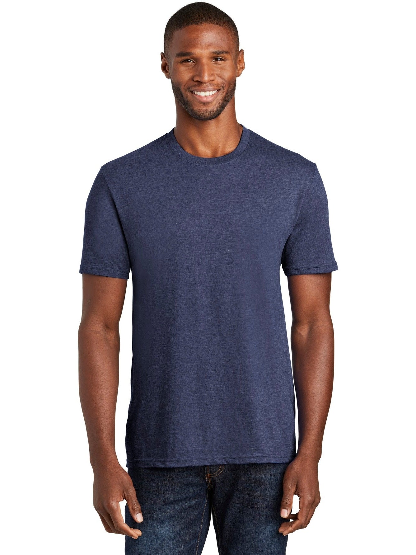 no-logo Port & Company Fan Favorite Blend Tee-Regular-Port & Company-Thread Logic