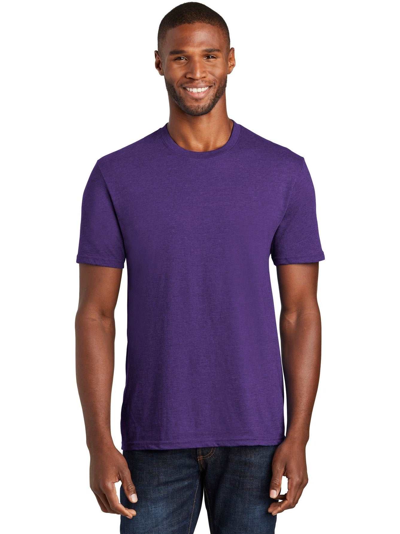 no-logo Port & Company Fan Favorite Blend Tee-Regular-Port & Company-Thread Logic