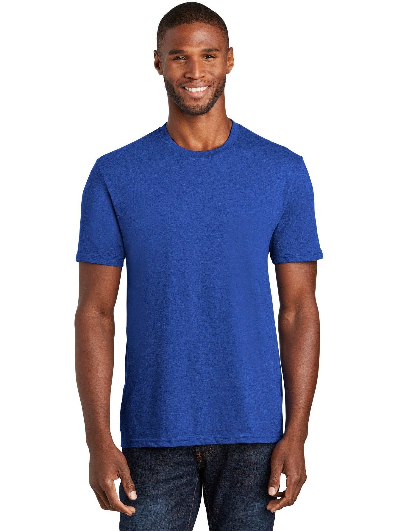 no-logo Port & Company Fan Favorite Blend Tee-Regular-Port & Company-Thread Logic