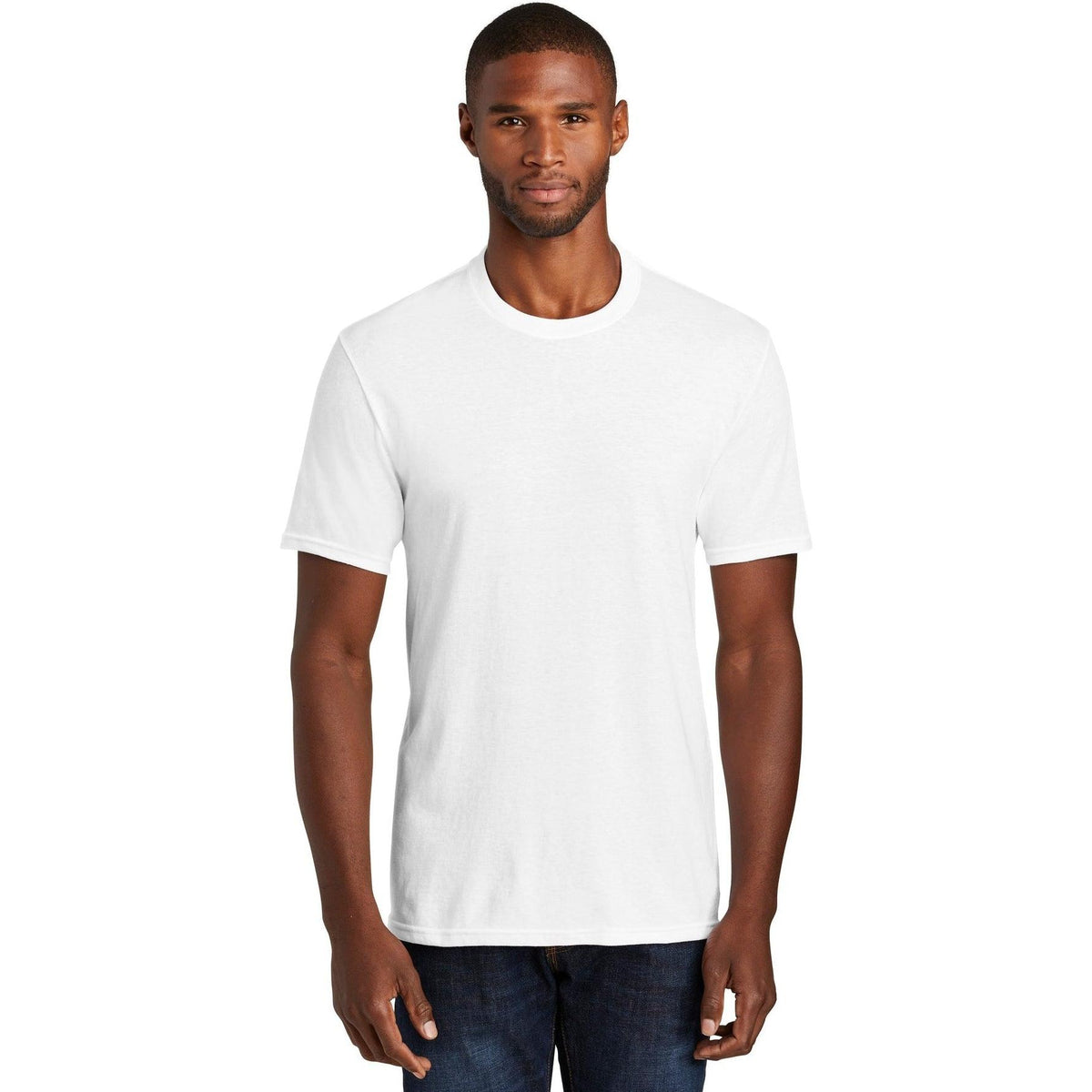 no-logo Port & Company Fan Favorite Blend Tee-Regular-Port & Company-Thread Logic