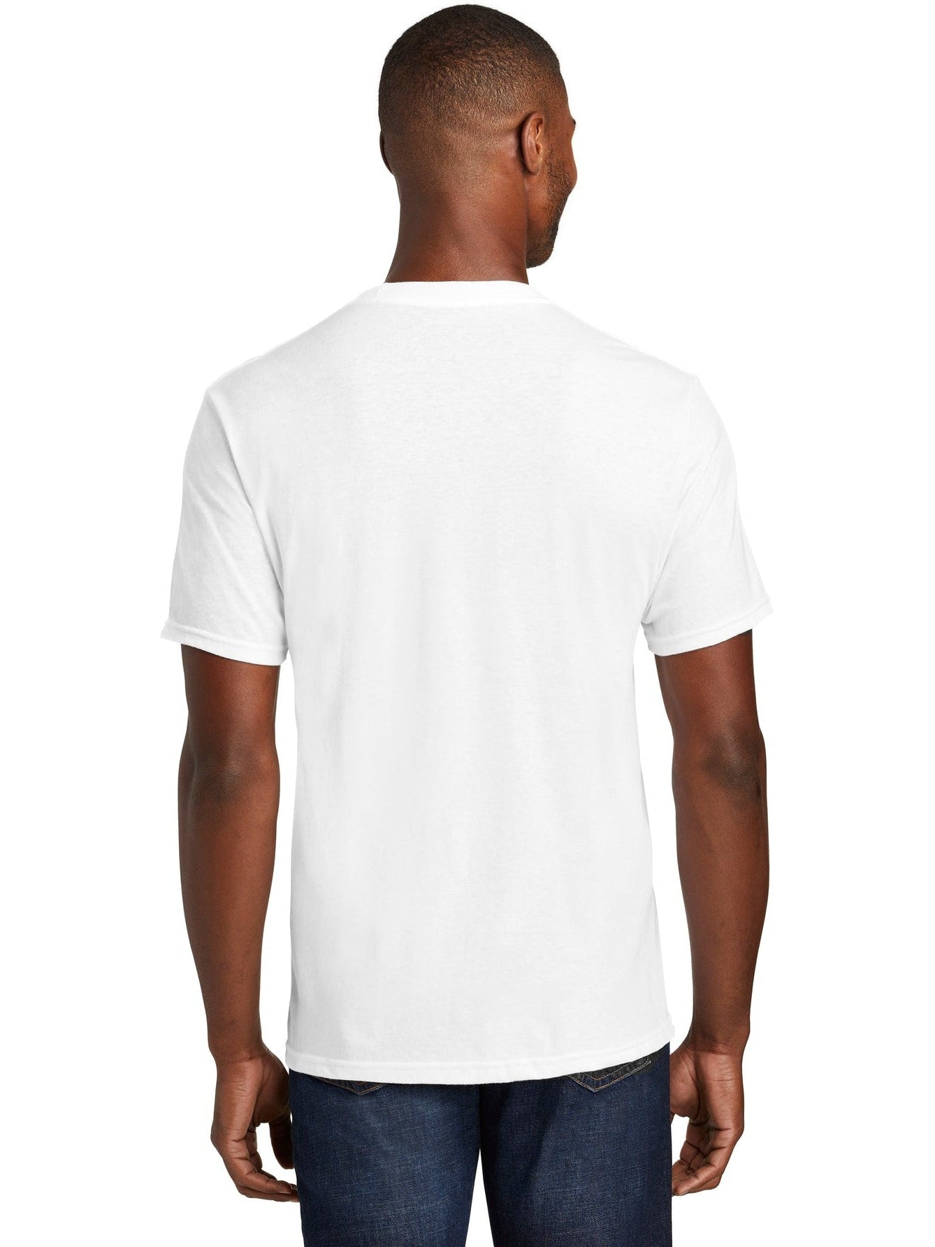 no-logo Port & Company Fan Favorite Blend Tee-Regular-Port & Company-Thread Logic