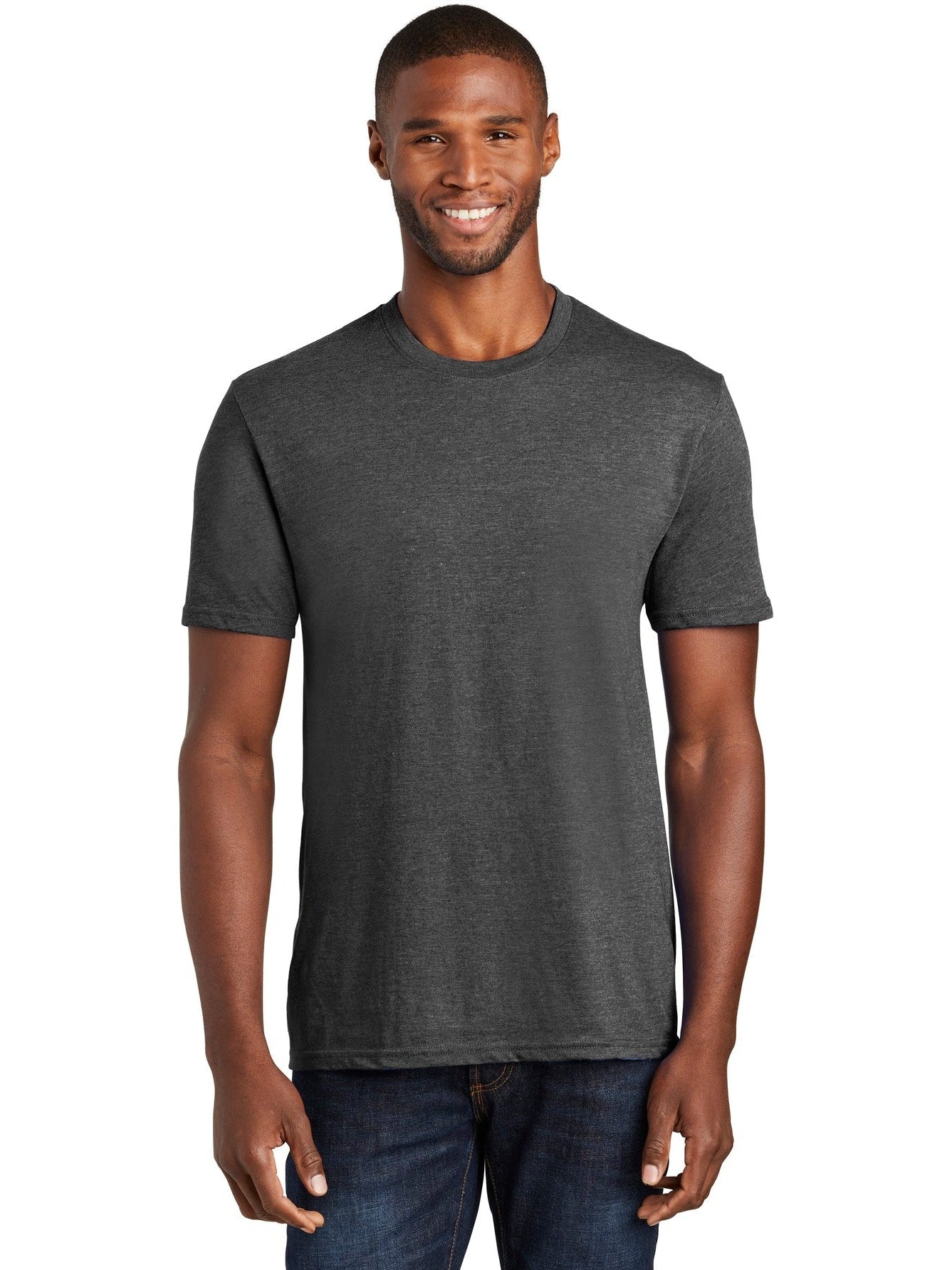 no-logo Port & Company Fan Favorite Blend Tee-Regular-Port & Company-Thread Logic