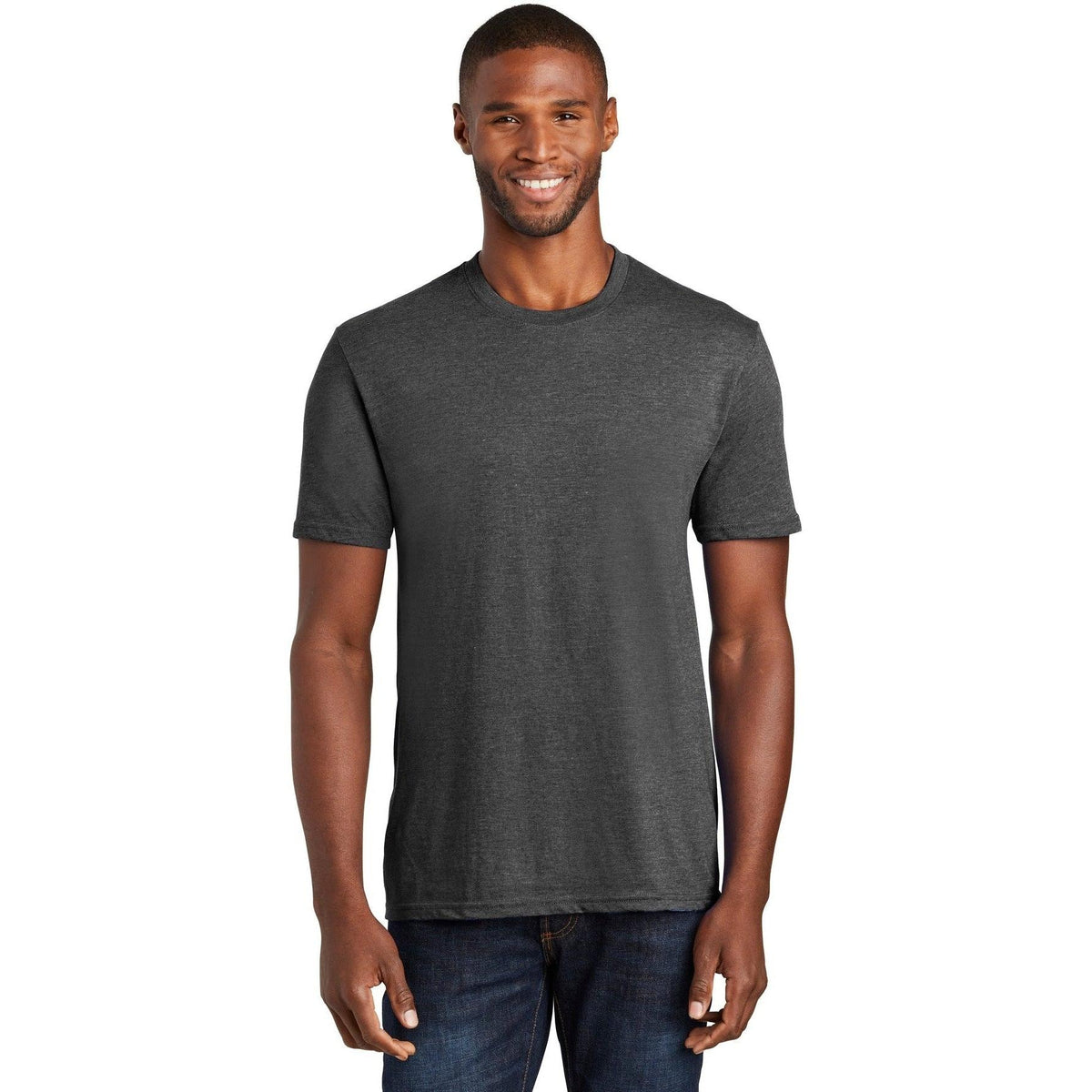 no-logo Port & Company Fan Favorite Blend Tee-Regular-Port & Company-Thread Logic