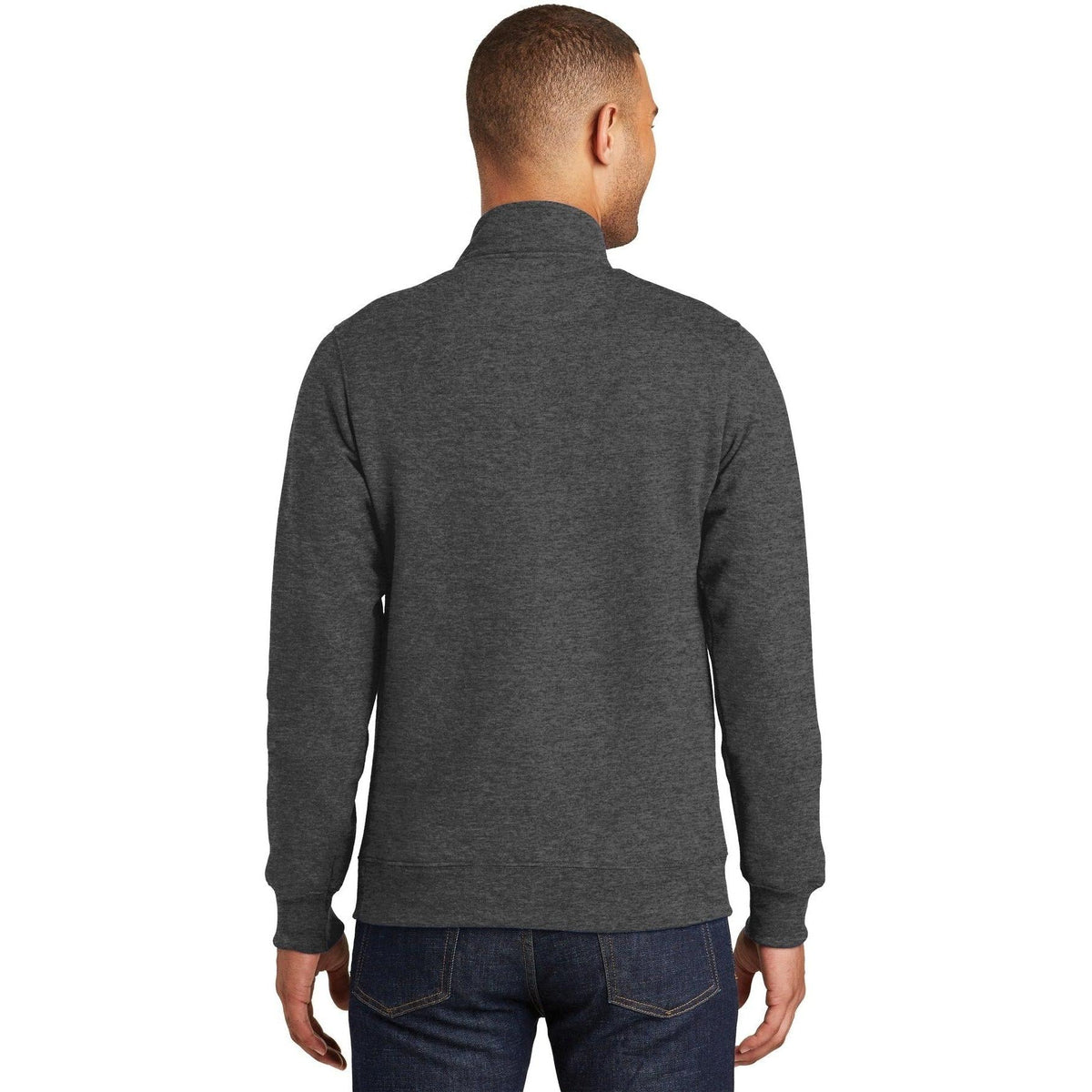 no-logo Port & Company Fan Favorite Fleece 1/4-Zip Pullover Sweatshirt-Regular-Port & Company-Thread Logic