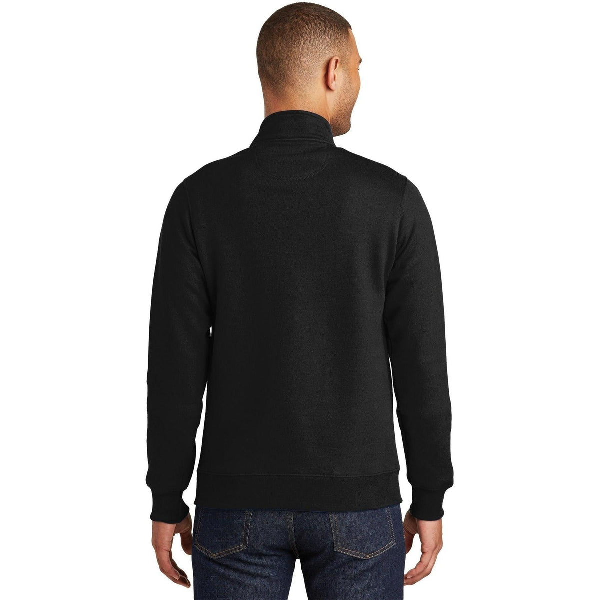 no-logo Port & Company Fan Favorite Fleece 1/4-Zip Pullover Sweatshirt-Regular-Port & Company-Thread Logic