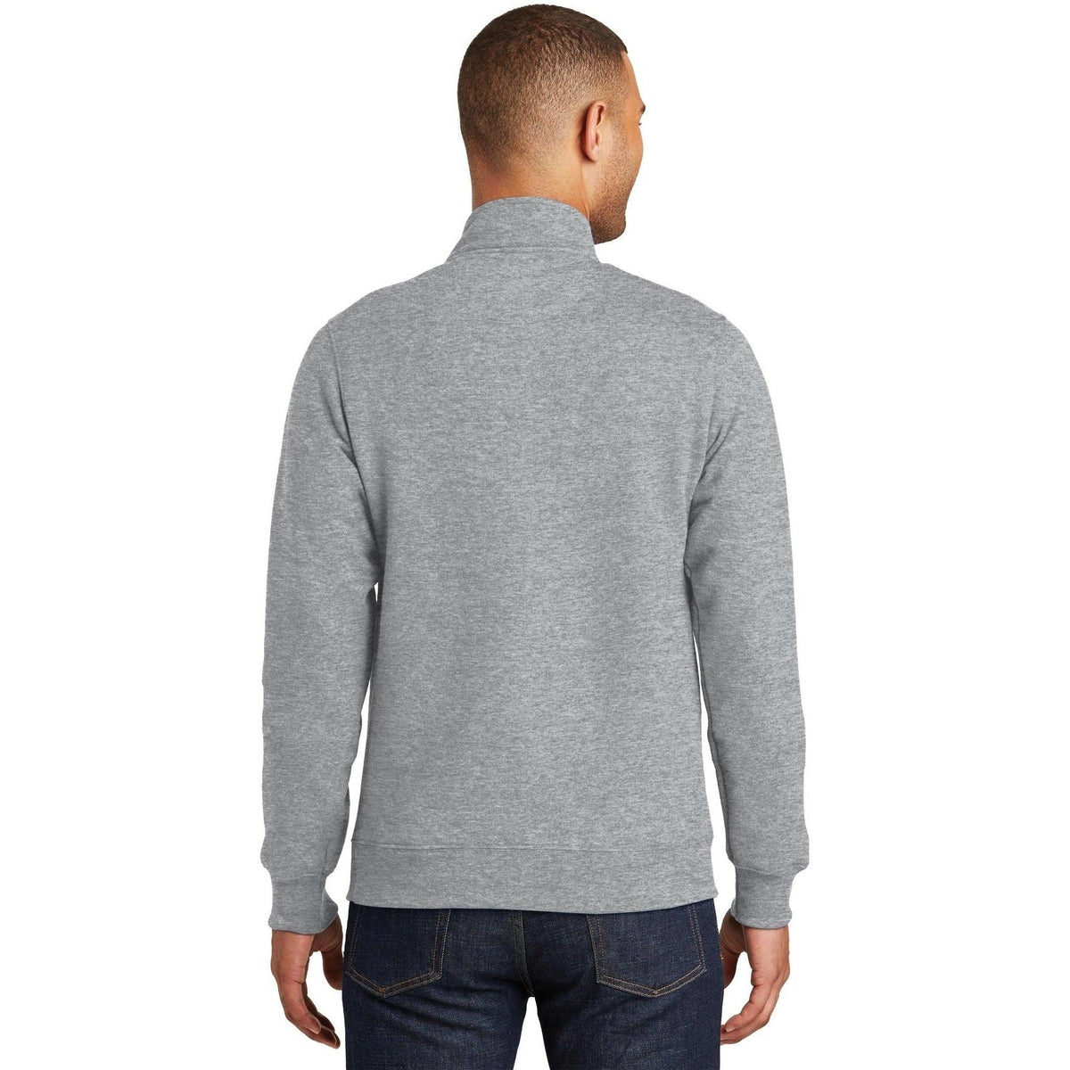 no-logo Port & Company Fan Favorite Fleece 1/4-Zip Pullover Sweatshirt-Regular-Port & Company-Thread Logic