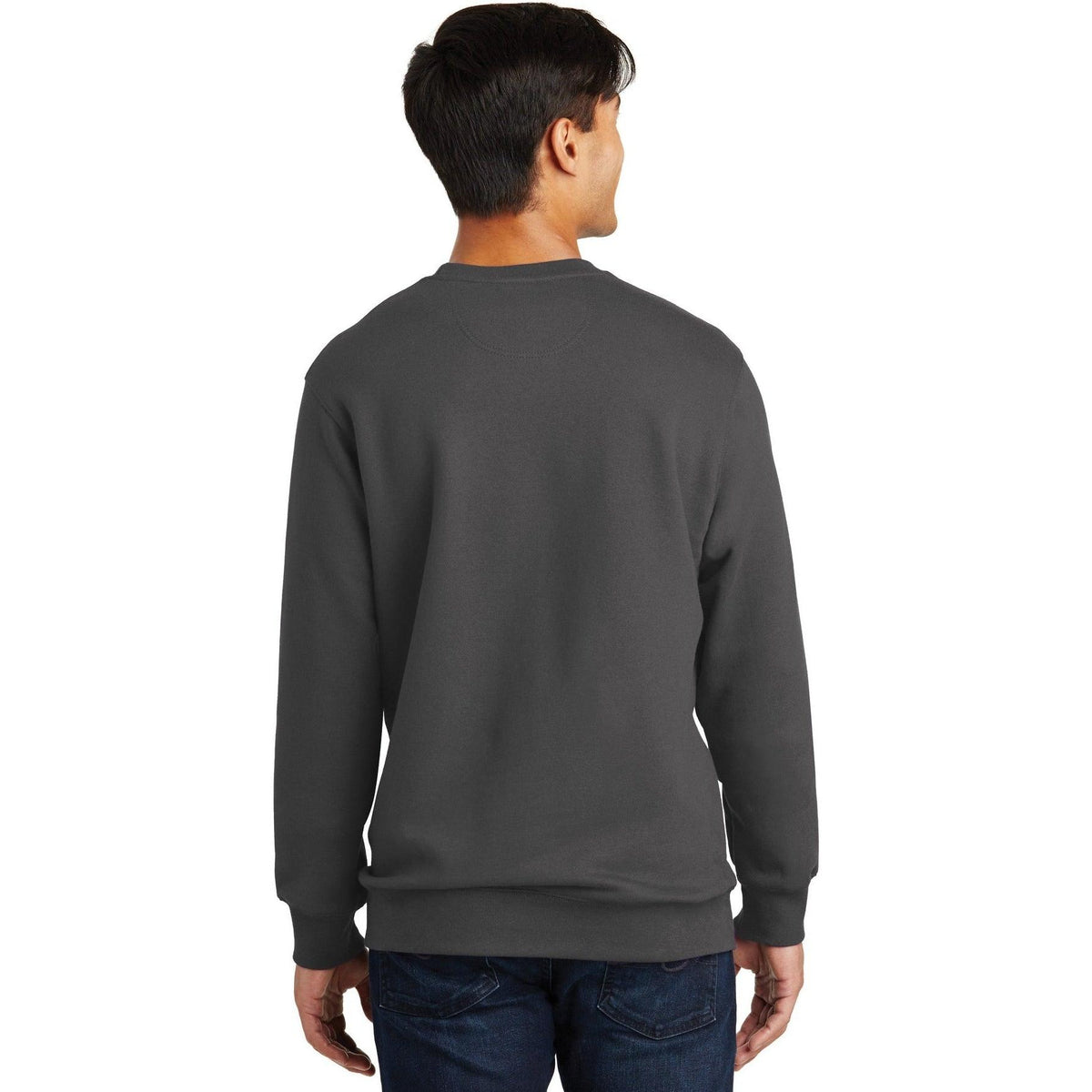 no-logo Port & Company Fan Favorite Fleece Crewneck Sweatshirt-Regular-Port & Company-Thread Logic