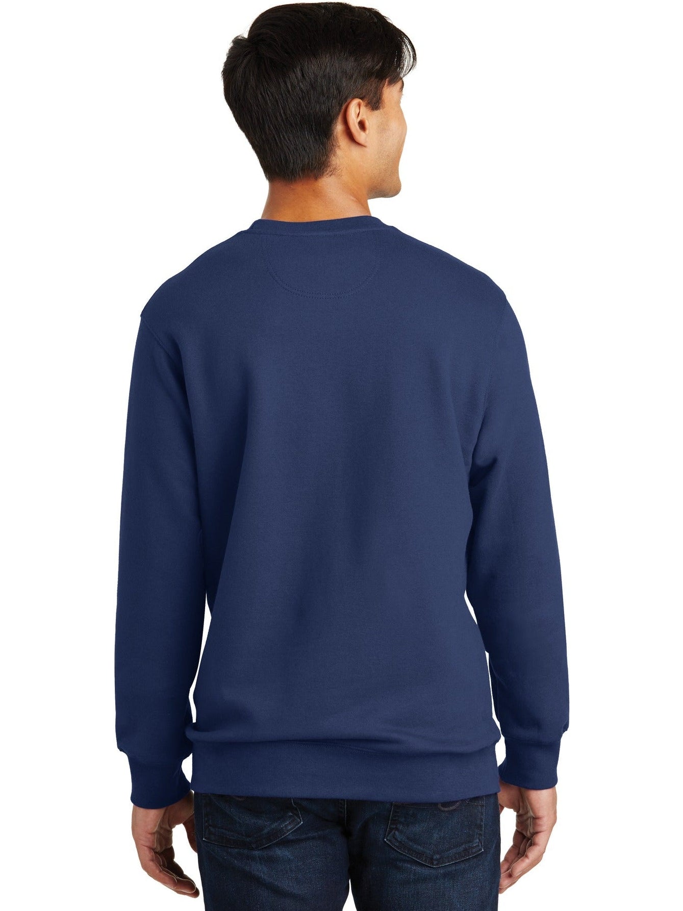 no-logo Port & Company Fan Favorite Fleece Crewneck Sweatshirt-Regular-Port & Company-Thread Logic