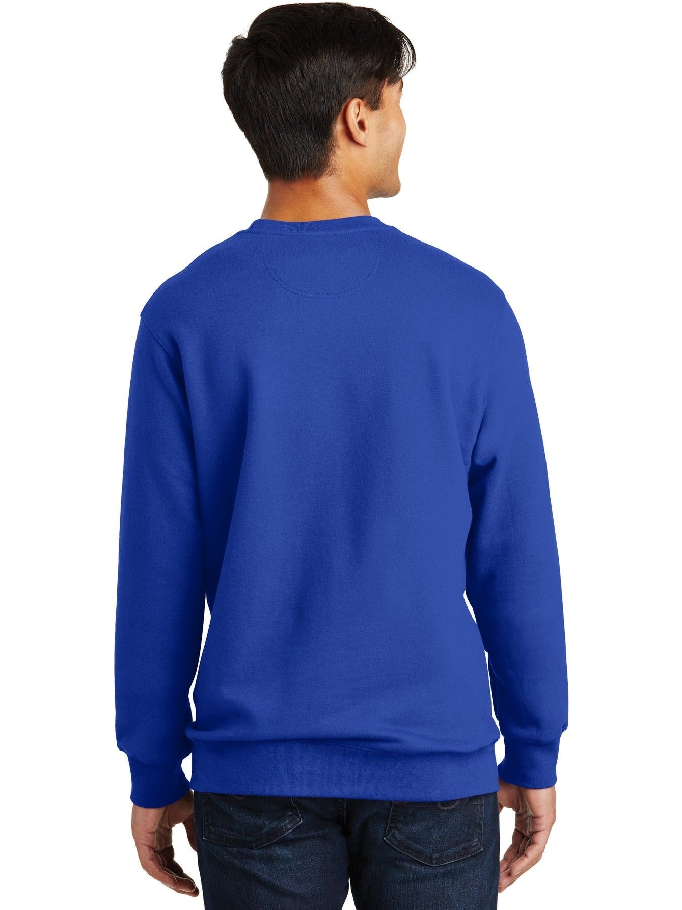 no-logo Port & Company Fan Favorite Fleece Crewneck Sweatshirt-Regular-Port & Company-Thread Logic