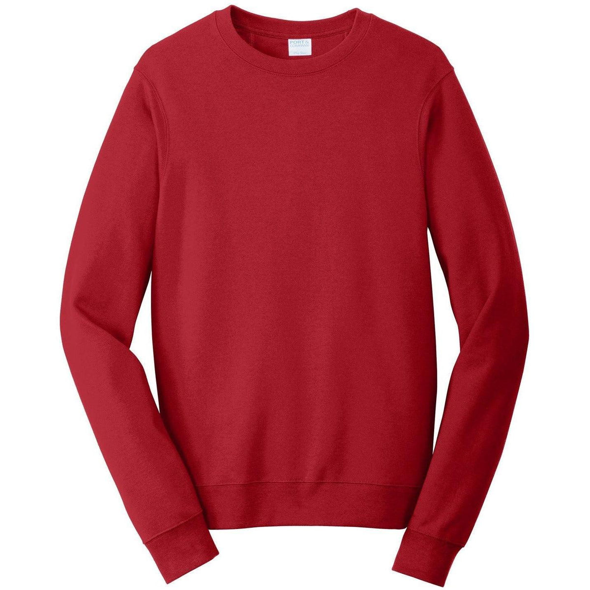 no-logo Port & Company Fan Favorite Fleece Crewneck Sweatshirt