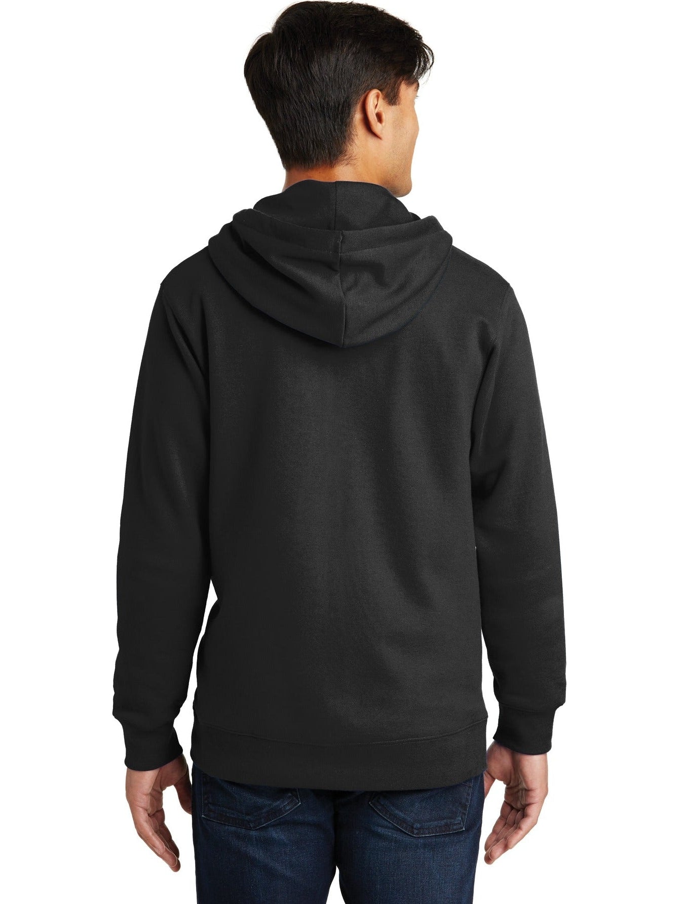 no-logo Port & Company Fan Favorite Fleece Full-Zip Hooded Sweatshirt-Regular-Port & Company-Thread Logic