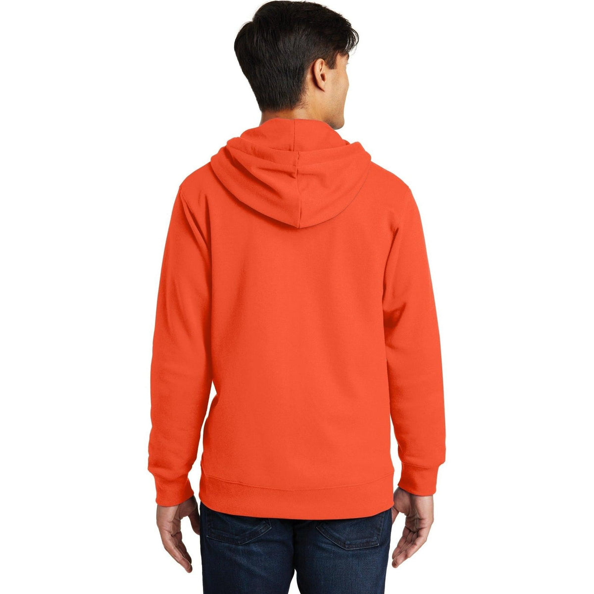 no-logo Port & Company Fan Favorite Fleece Full-Zip Hooded Sweatshirt-Regular-Port & Company-Thread Logic