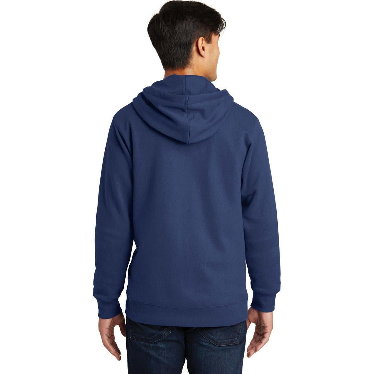 no-logo Port & Company Fan Favorite Fleece Full-Zip Hooded Sweatshirt-Regular-Port & Company-Thread Logic