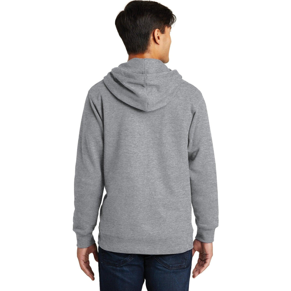 no-logo Port & Company Fan Favorite Fleece Full-Zip Hooded Sweatshirt-Regular-Port & Company-Thread Logic