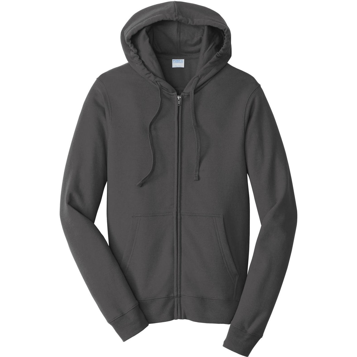 no-logo Port & Company Fan Favorite Fleece Full-Zip Hooded Sweatshirt