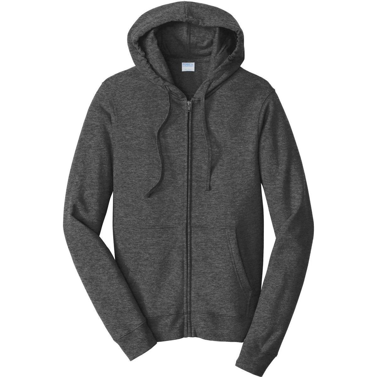 no-logo Port & Company Fan Favorite Fleece Full-Zip Hooded Sweatshirt