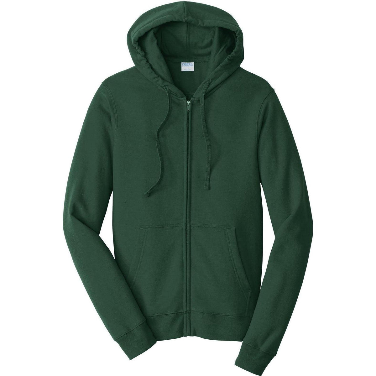 no-logo Port & Company Fan Favorite Fleece Full-Zip Hooded Sweatshirt