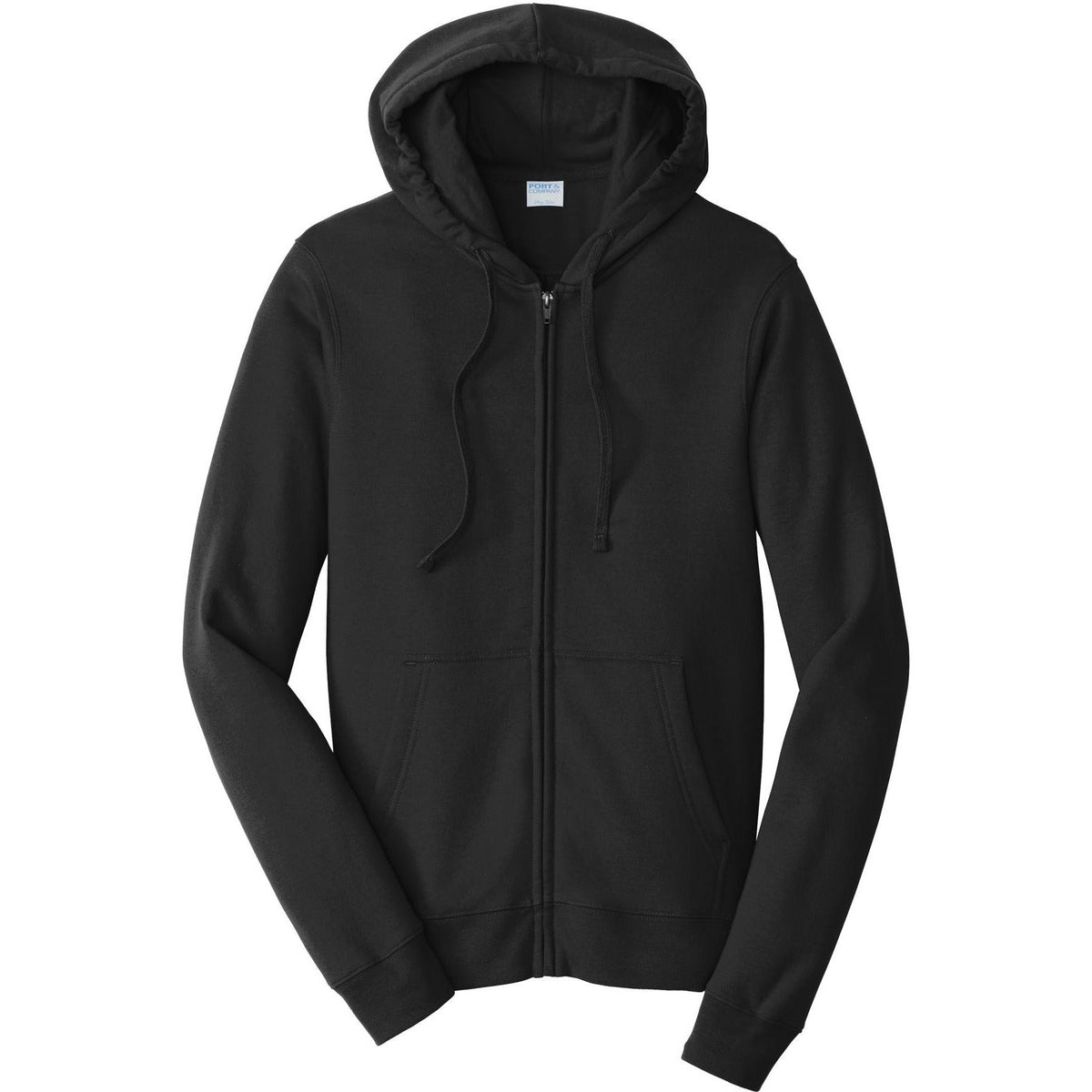 no-logo Port & Company Fan Favorite Fleece Full-Zip Hooded Sweatshirt