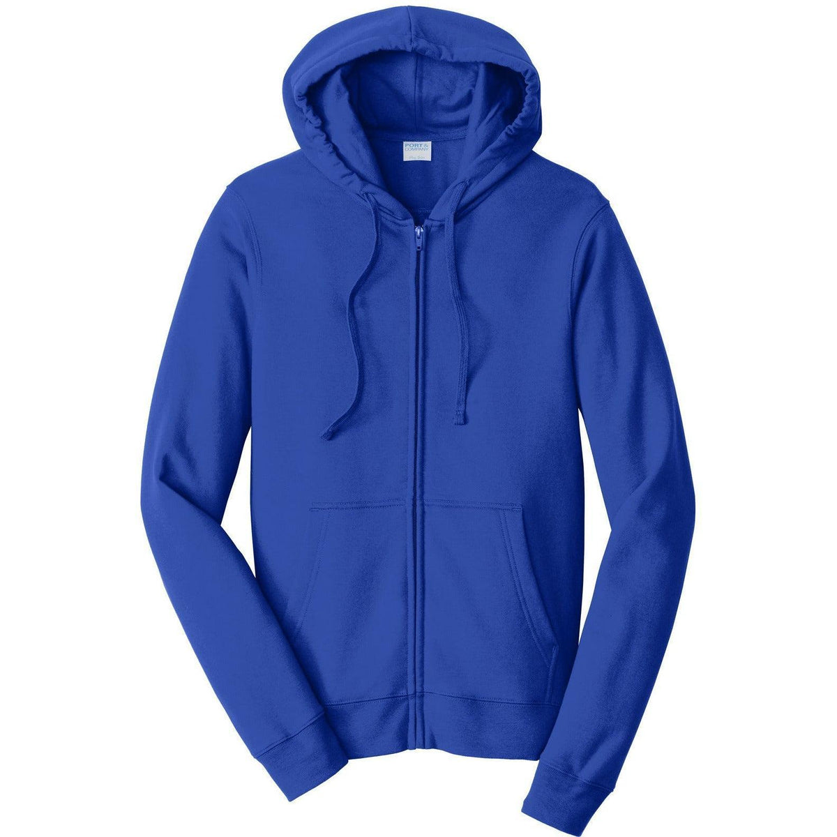 no-logo Port & Company Fan Favorite Fleece Full-Zip Hooded Sweatshirt