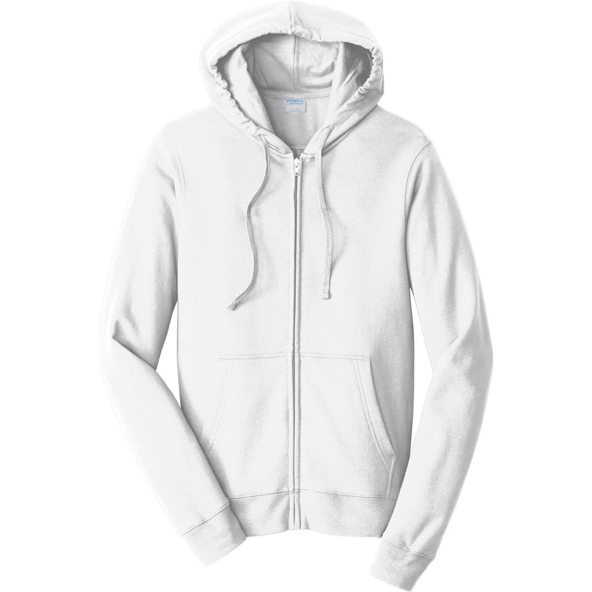 no-logo Port & Company Fan Favorite Fleece Full-Zip Hooded Sweatshirt