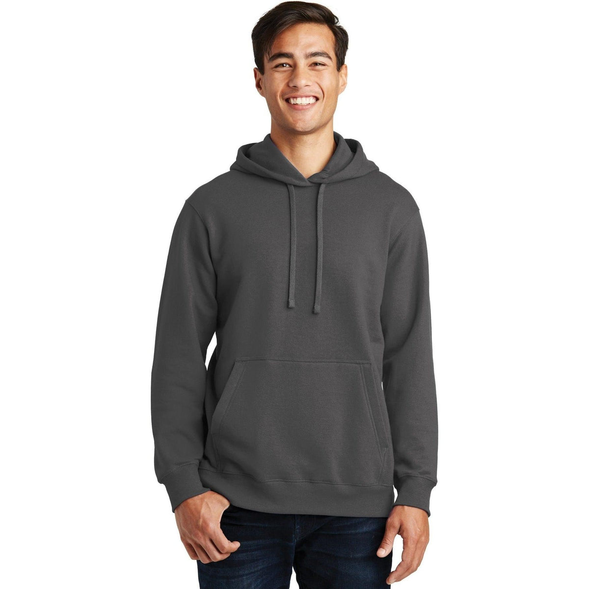 no-logo Port & Company Fan Favorite Fleece Pullover Hooded Sweatshirt-Regular-Port & Company-Thread Logic