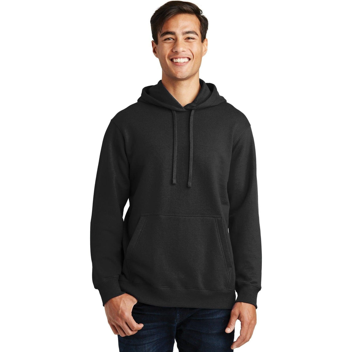 no-logo Port & Company Fan Favorite Fleece Pullover Hooded Sweatshirt-Regular-Port & Company-Thread Logic