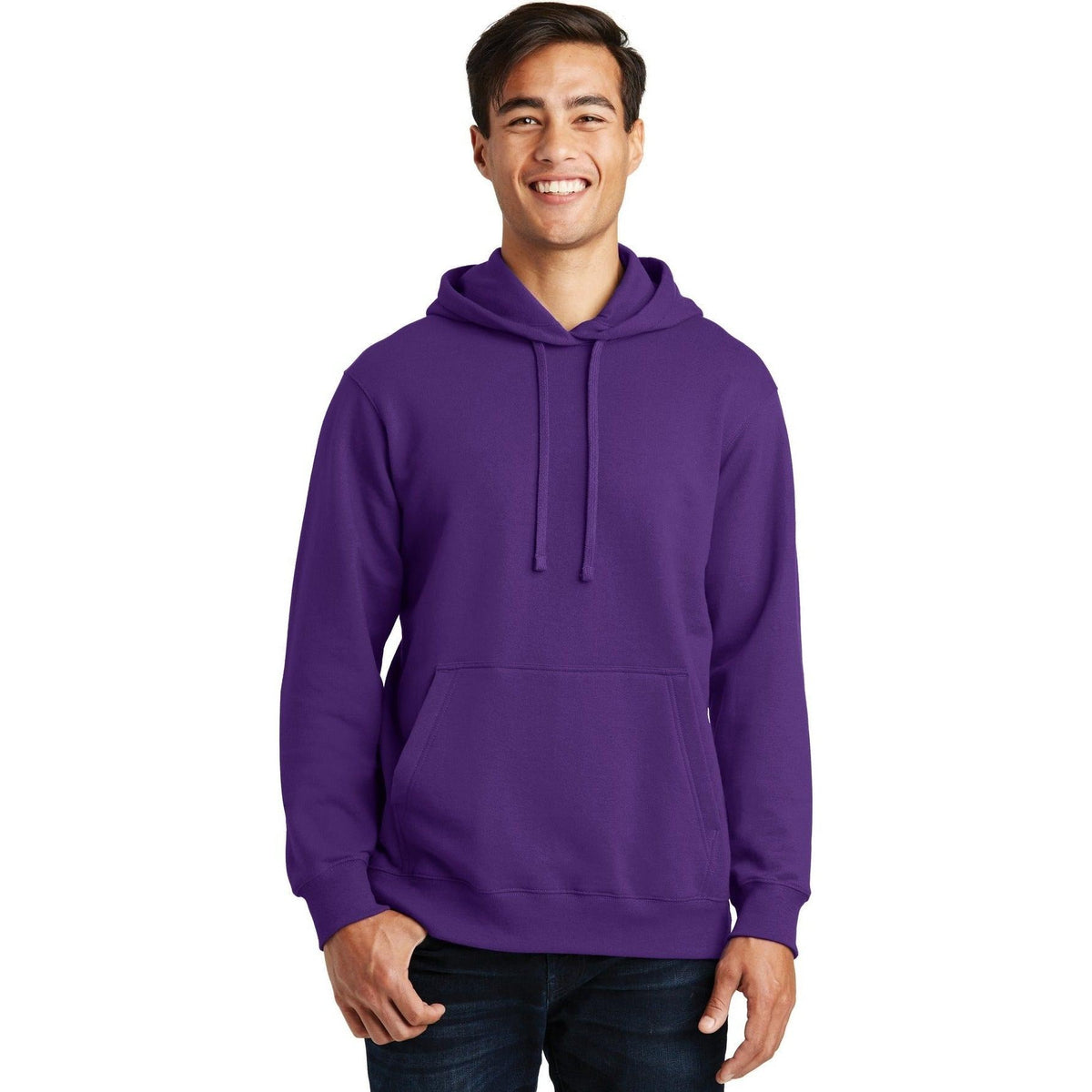 no-logo Port & Company Fan Favorite Fleece Pullover Hooded Sweatshirt-Regular-Port & Company-Thread Logic