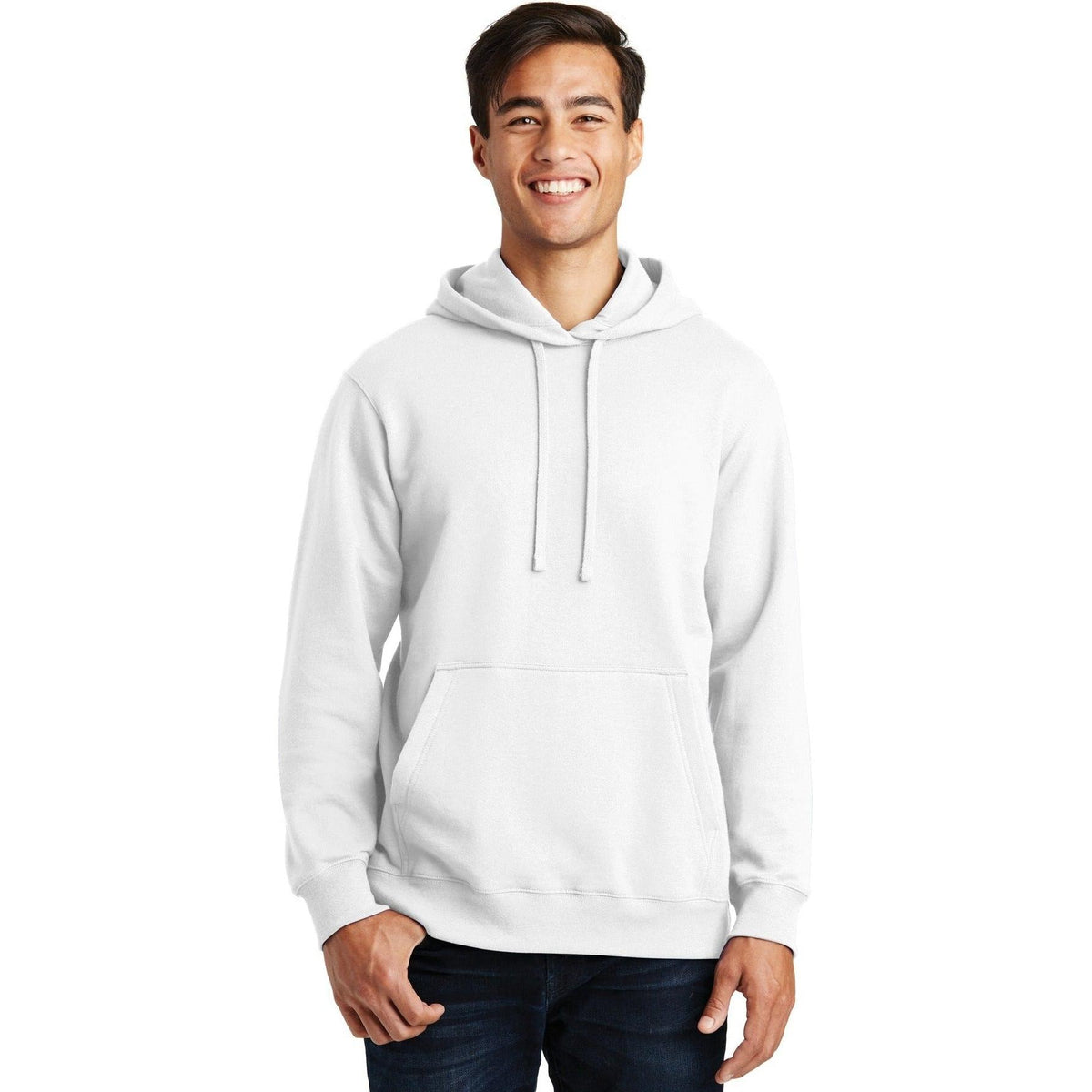 no-logo Port & Company Fan Favorite Fleece Pullover Hooded Sweatshirt-Regular-Port & Company-Thread Logic