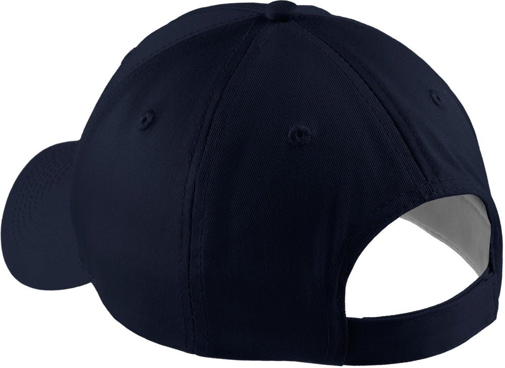no-logo Port & Company Five-Panel Twill Cap-Regular-Port & Company-Thread Logic 